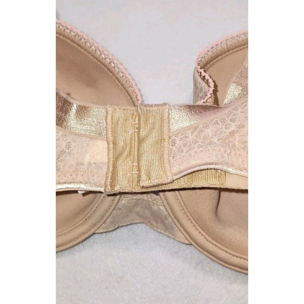 NWT! Chantelle Underwire Bra $78 Womens Size 30DDD (Runs Small) Nude Color Lace - Picture 8 of 9